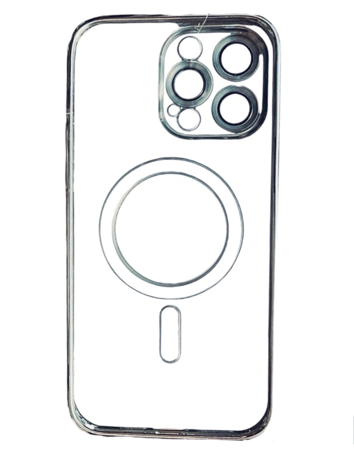 iPhone - Transparent Case - Silver